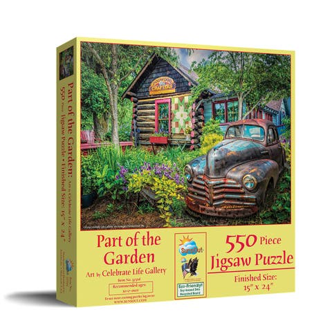 Part of the Garden 550 piece Jigsaw Puzzle for Adults