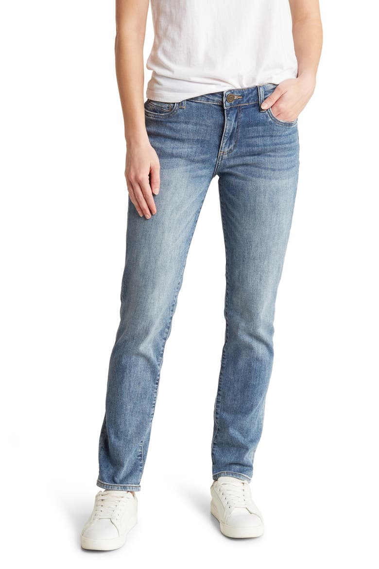 Katy Mid Rise Cotton Stretch Boyfriend Jeans, Main, color, NEMESIA CLEAN