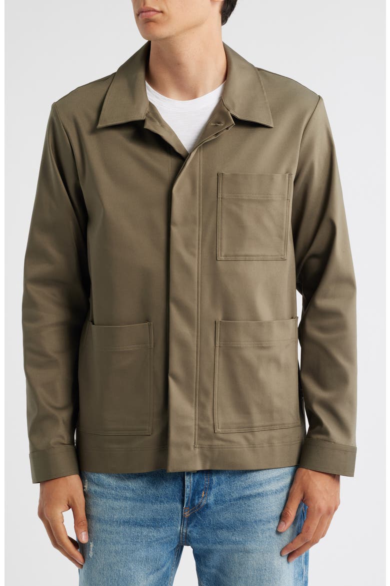 Gabe 1710 Twill Chore Jacket, Alternate, color, CAPERS