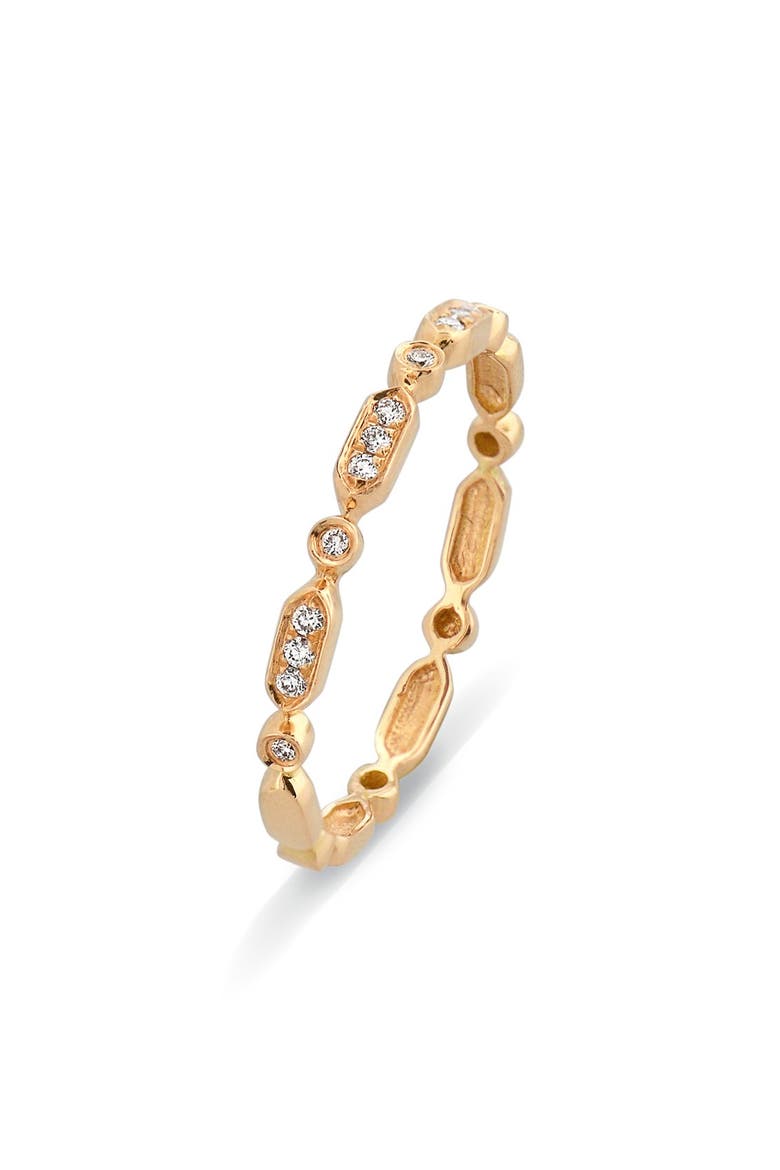 Mini Geometric Stacking Ring   (Nordstrom Exclusive), Main, color, YELLOW GOLD