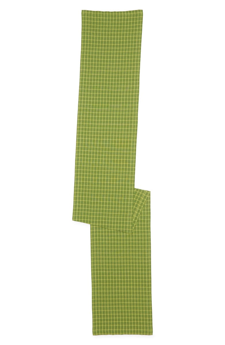Heather Taylor Home Katherine Evergreen Cotton Table Runner, Main, color, Green