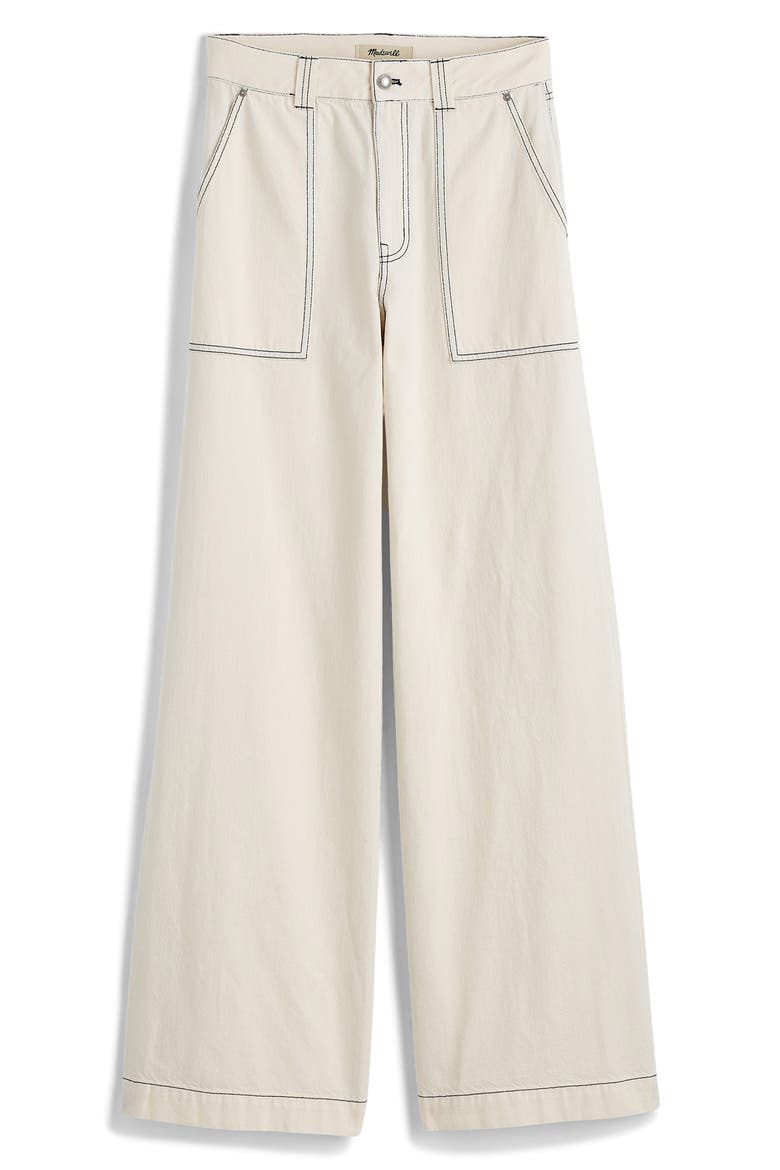 Superwide Leg Utility Jeans, Alternate, color, VINTAGE CANVAS