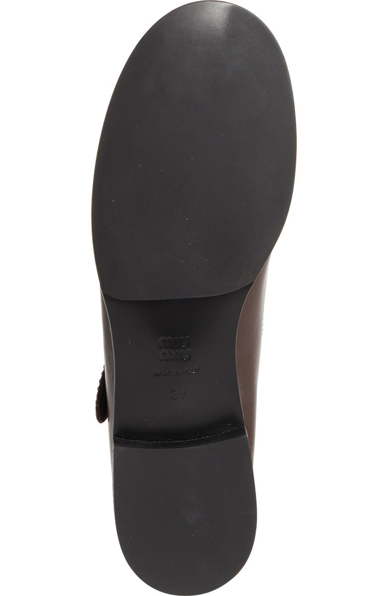 Miu Miu Mary Jane Loafer, Alternate, color, Moro