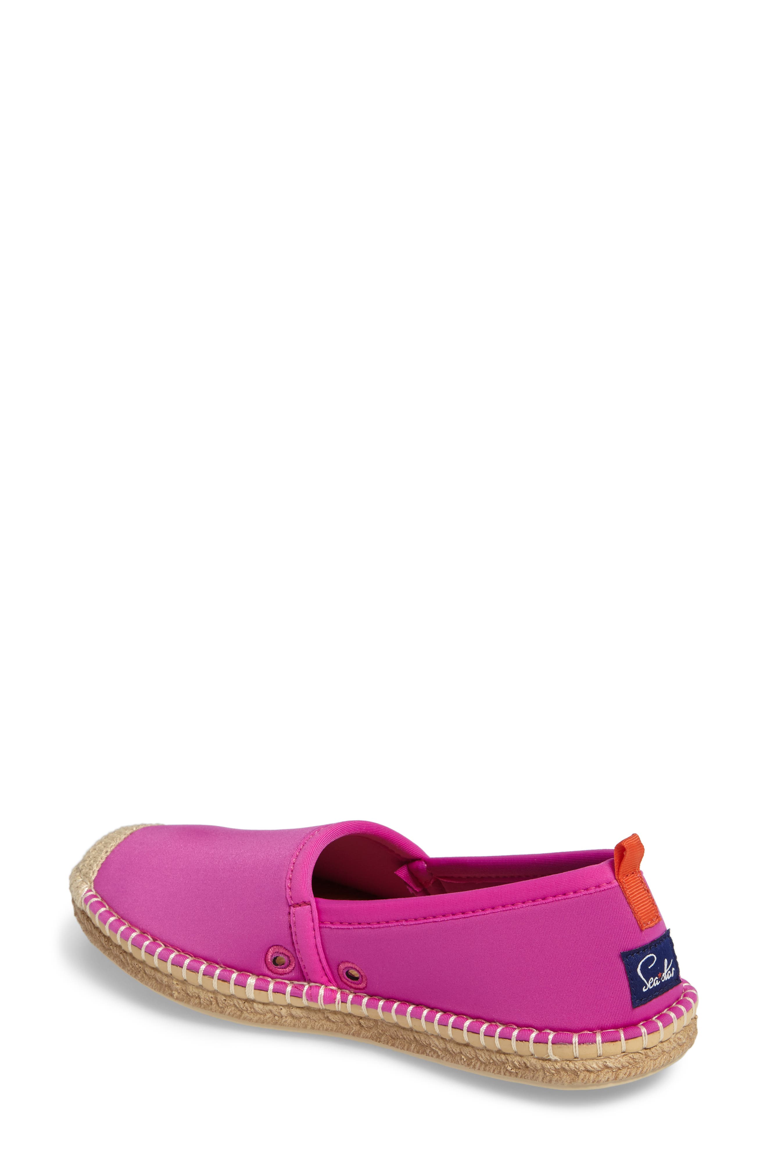 Beachcomber Espadrille Water Shoe, Alternate, color, HOT PINK