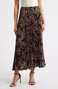 NIKKI LUND Luca Pleated Midi Skirt