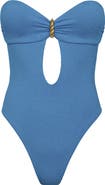 ViX Paula Hermanny Firenze Lori Textured One-Piece Swimsuit