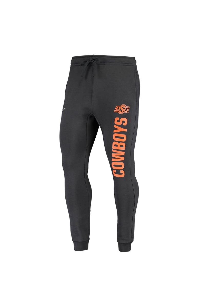 Nike Men's Nike Anthracite Oklahoma State Cowboys Primary Logo Club Fleece Joggers, Alternate, color, 