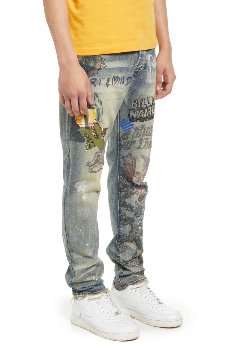 Billionaire Boys Club Men's BB Booster Jeans, Alternate, color, Campus