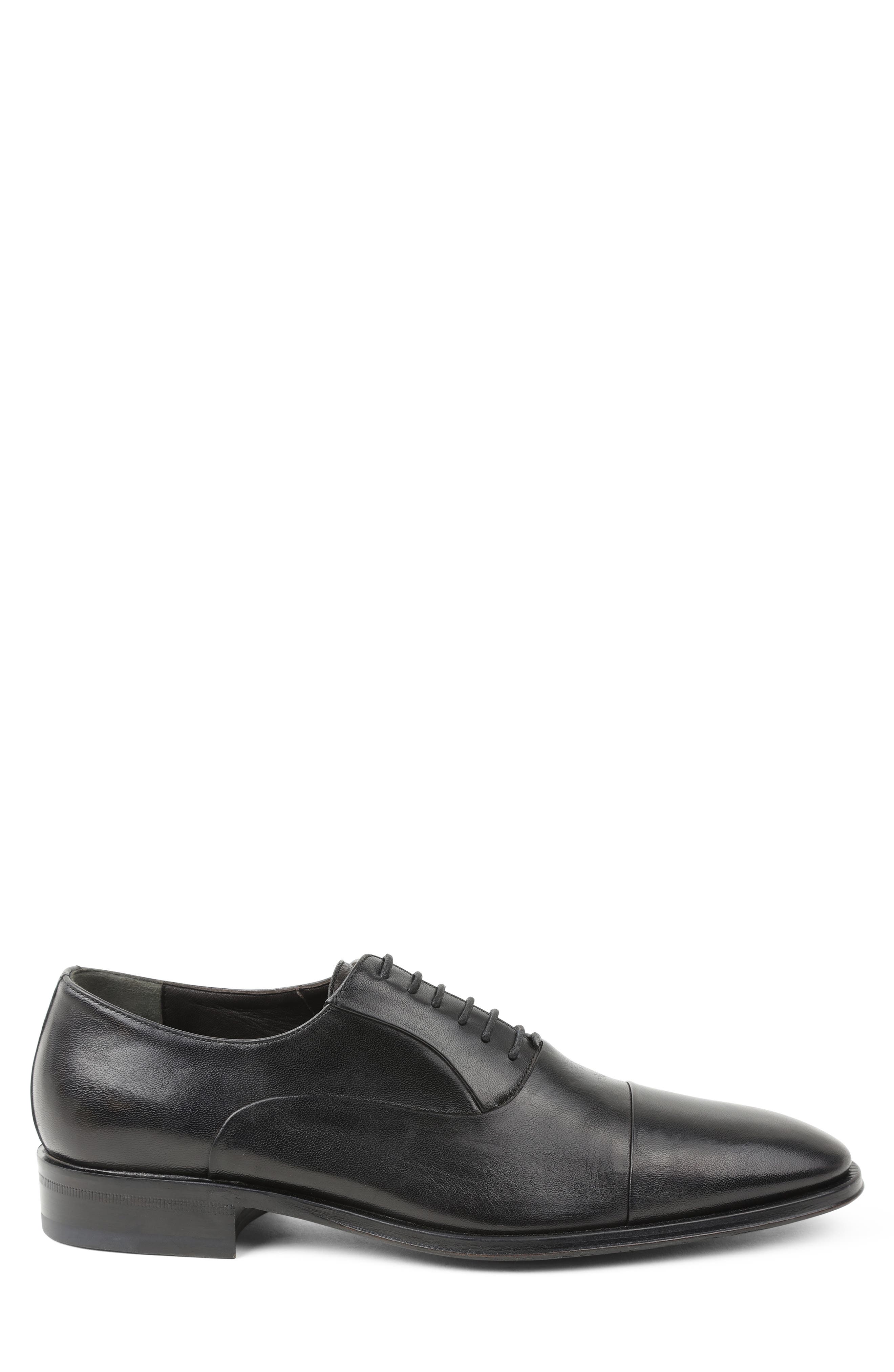 Bruno Magli Maioco Cap Toe Oxford, Alternate, color, Bk Leather