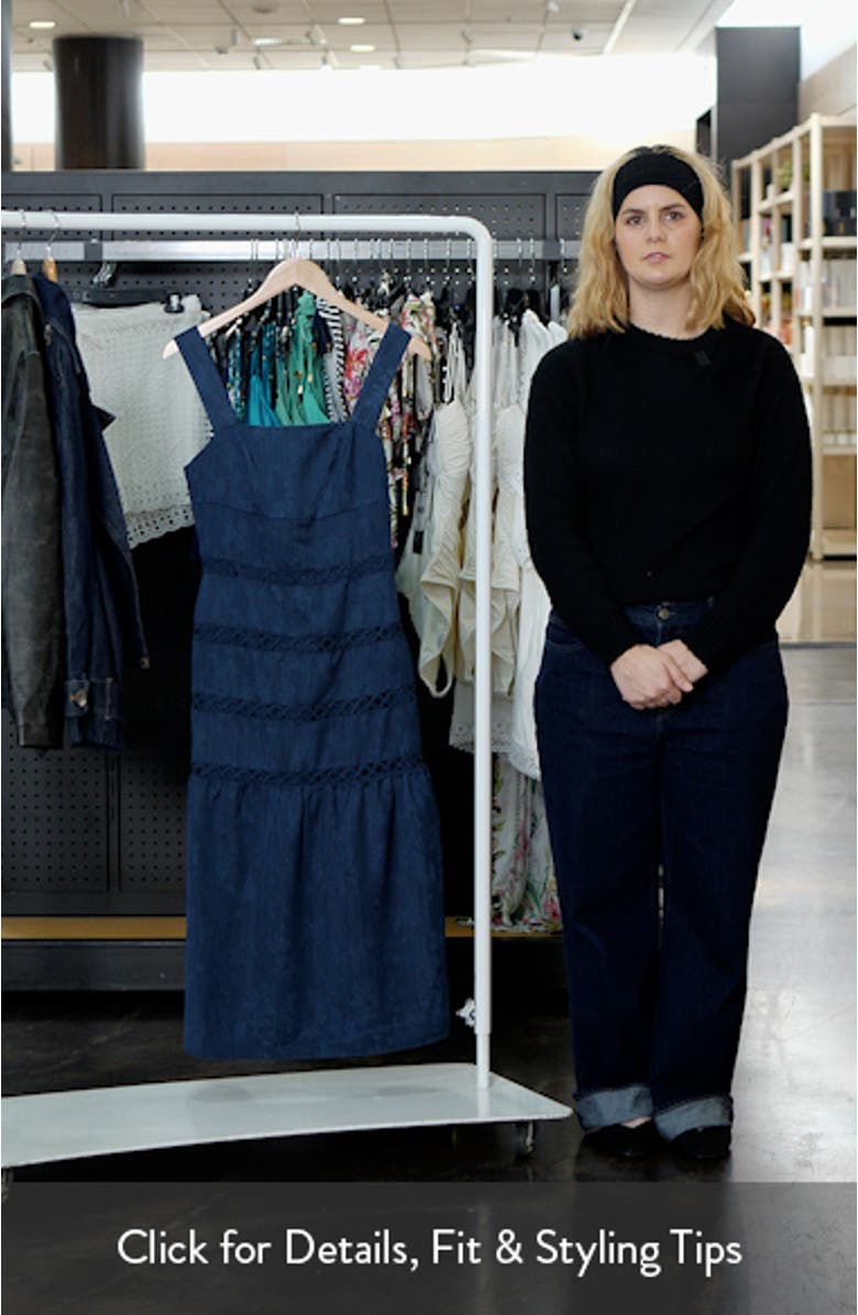 Sable Lace Inset Tiered Midi Dress, sales video thumbnail