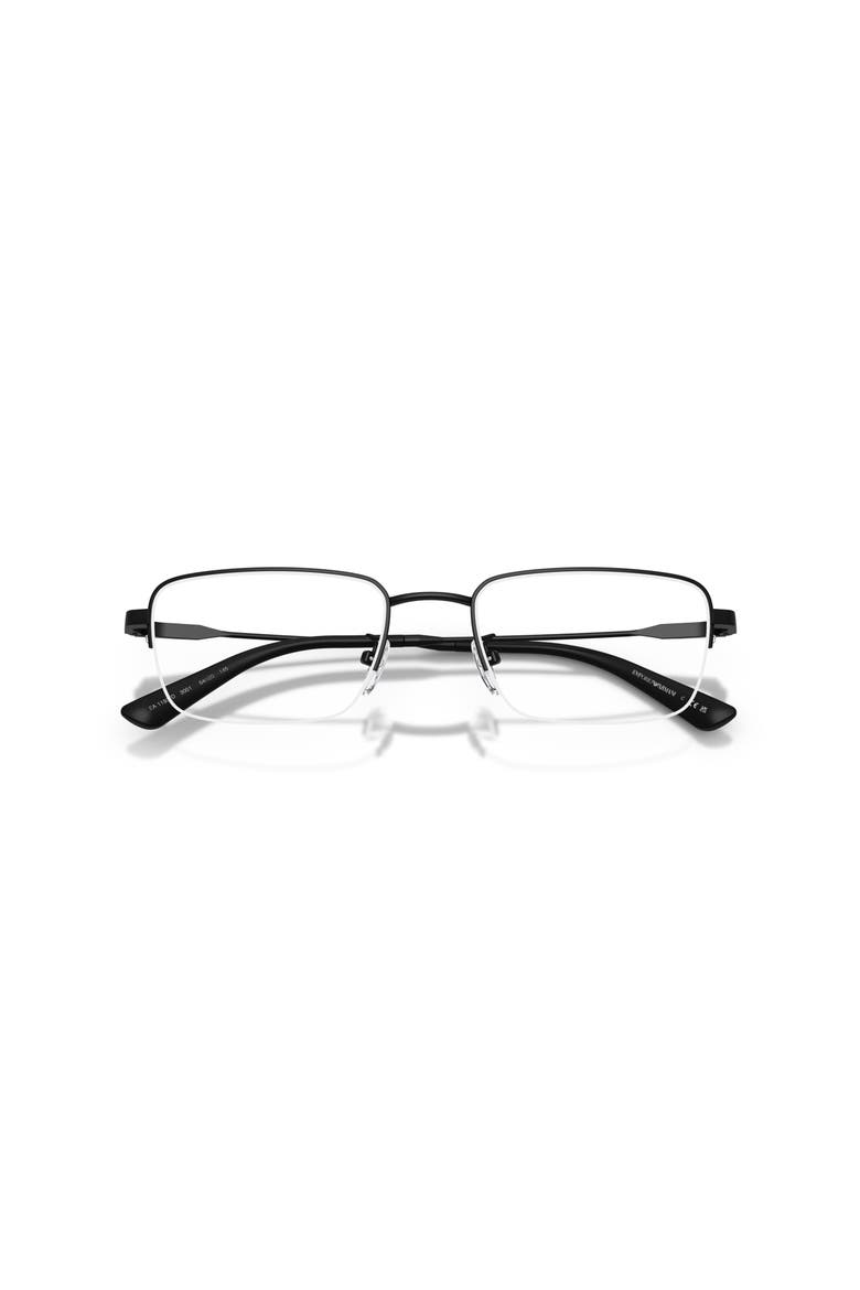 54mm Rectangle optical glasses, Alternate, color, Black