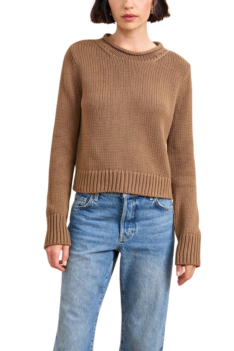 Solid Mini Marina Sweater, Main, color, Tan
