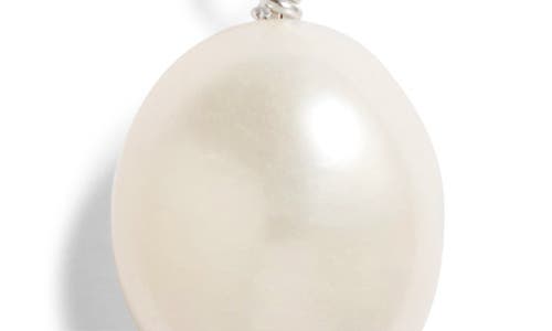 Set & Stones Adelle Keshi Pearl Pendant Necklace In Silver