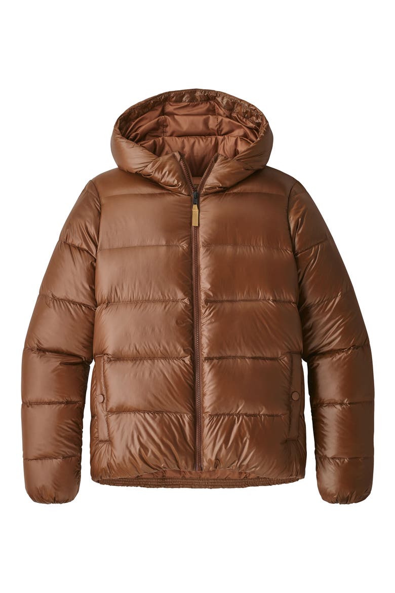 Raven Rocks Down Hooded Jacket, Main, color, MOCCASIN BROWN