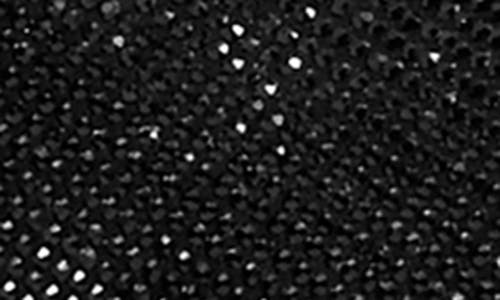 Tory Burch Double T Pavé Slide Sandal In Black