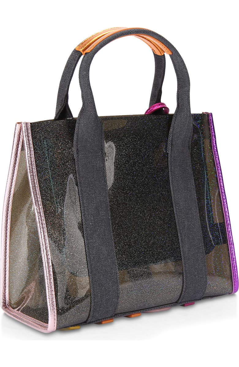 Kurt Geiger London Small Southbank Clear Vinyl Tote, Alternate, color,