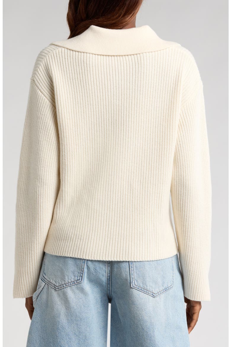 Dary Collar Sweater, Alternate, color, SHELL