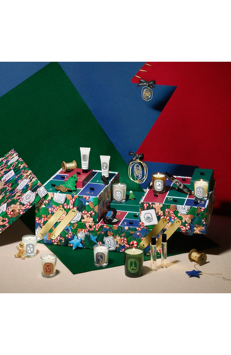 Diptyque Advent Calendar 25-Piece Scented Treasures Set, Alternate, color, 