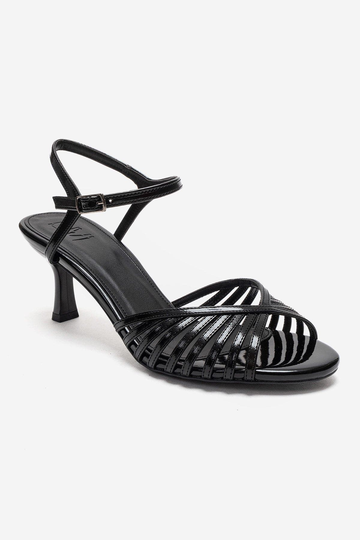 Prologue Shoes Danica Stiletto Sandal, Alternate, color, Black