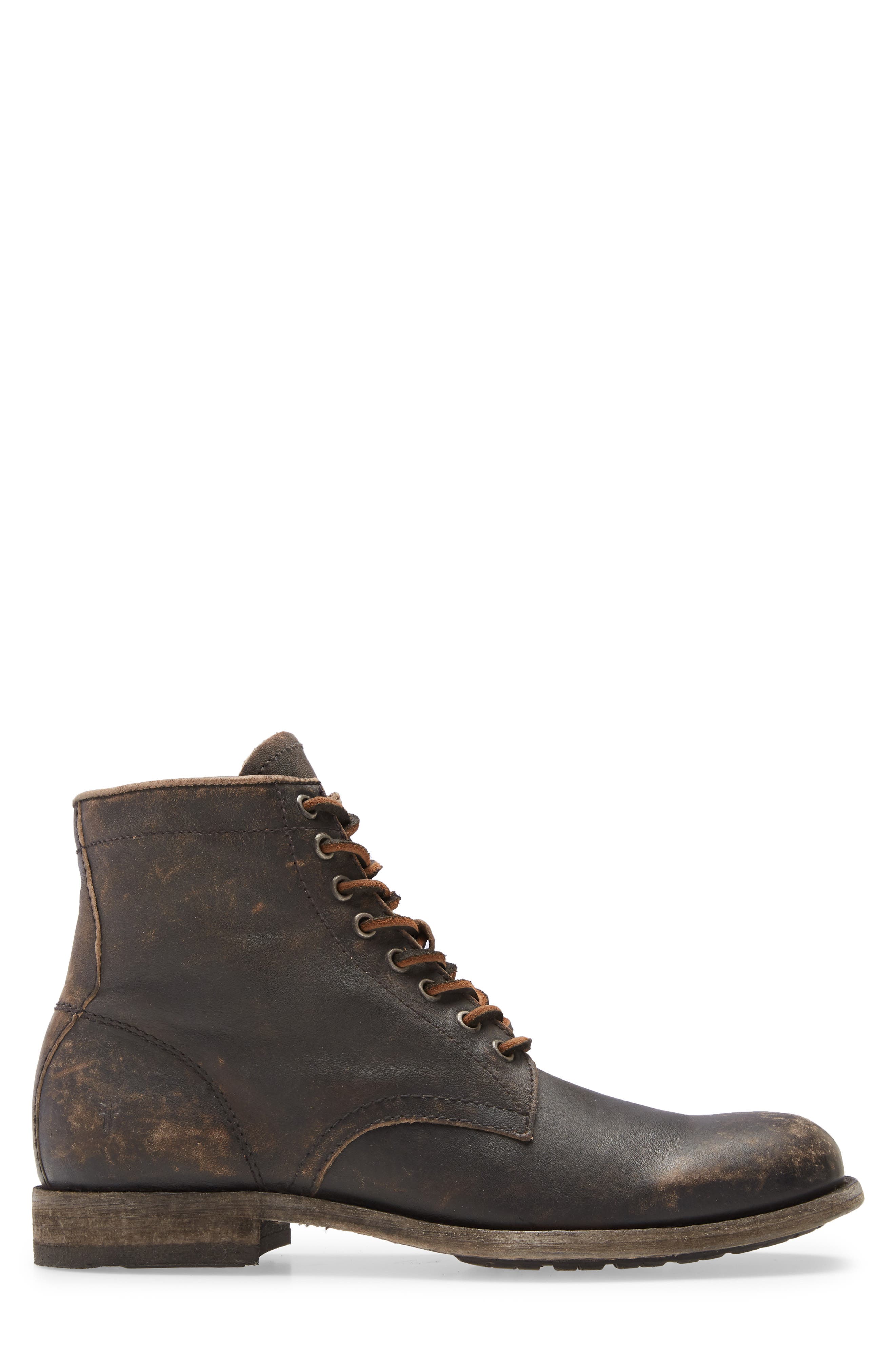 Frye Tyler Plain Toe Boot, Alternate, color, Black