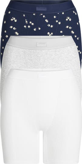 SKIMS★コットンリブ ボクサーパンツ 3枚セット SKIMS - コットンリブボクサー3枚組 をオンライン購入 | Saks