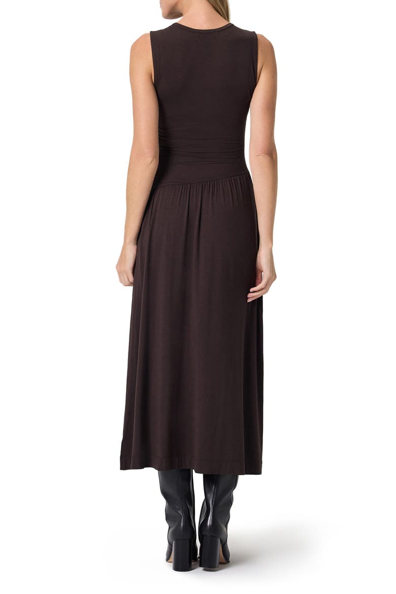 Bonita Sleeveless Jersey Midi Dress, Alternate, color, JAVA