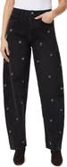 Habitual Evie High Waist Grommet Barrel Leg Jeans