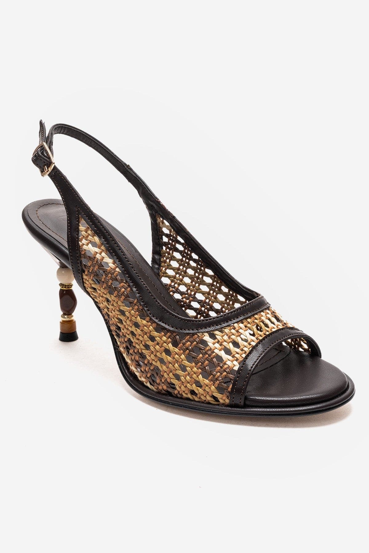 Prologue Shoes Soven Stiletto Sandal, Alternate, color, Brown