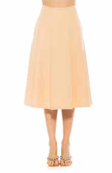Alexia Admor Illia Pleated Midi Skirt
