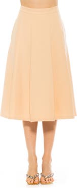 Alexia Admor Illia Pleated Midi Skirt