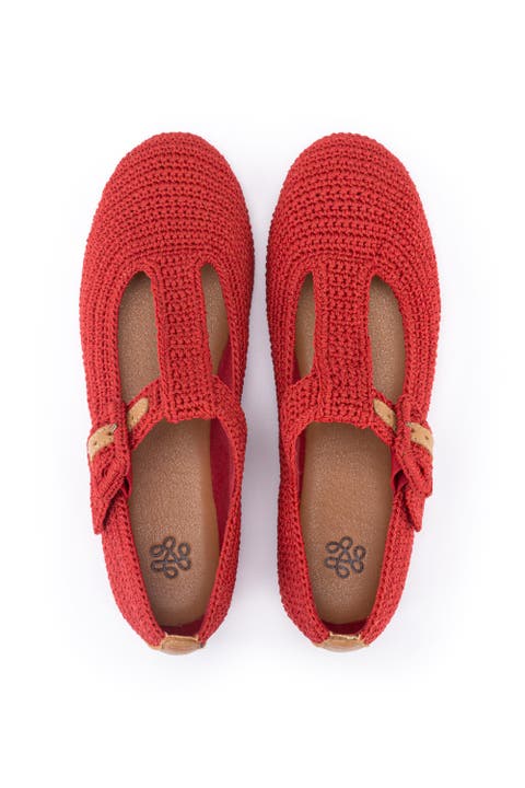 Leland T-strap Flat