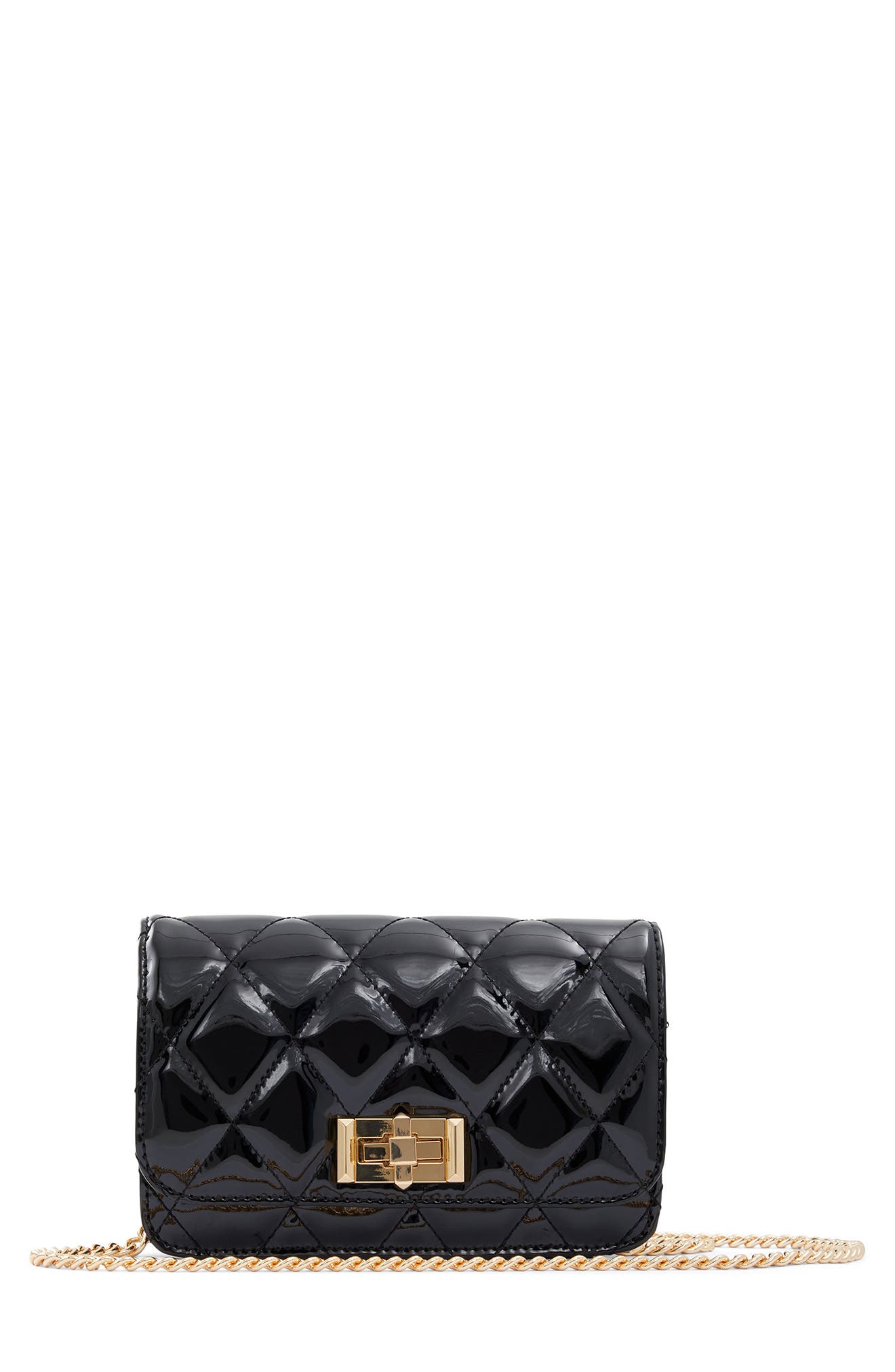 ALDO Grydith Quilted Faux Leather Crossbody Bag, Main, color, 