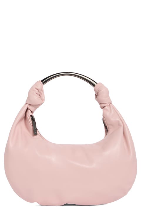 Knotted Top Handle Bag