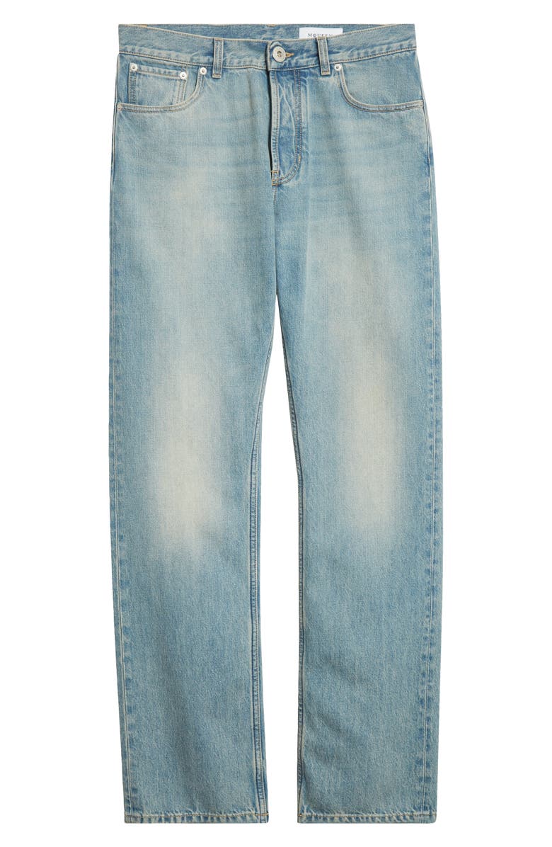 McQueen Francis Straight Leg Jeans, Main, color, Blue Washed