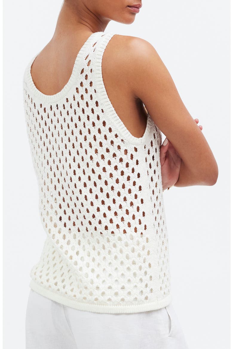 Open Stitch Sweater Tank, Alternate, color, BRIGHT IVORY