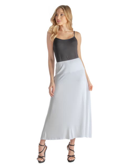 Petite Elastic Waist Maxi Skirt