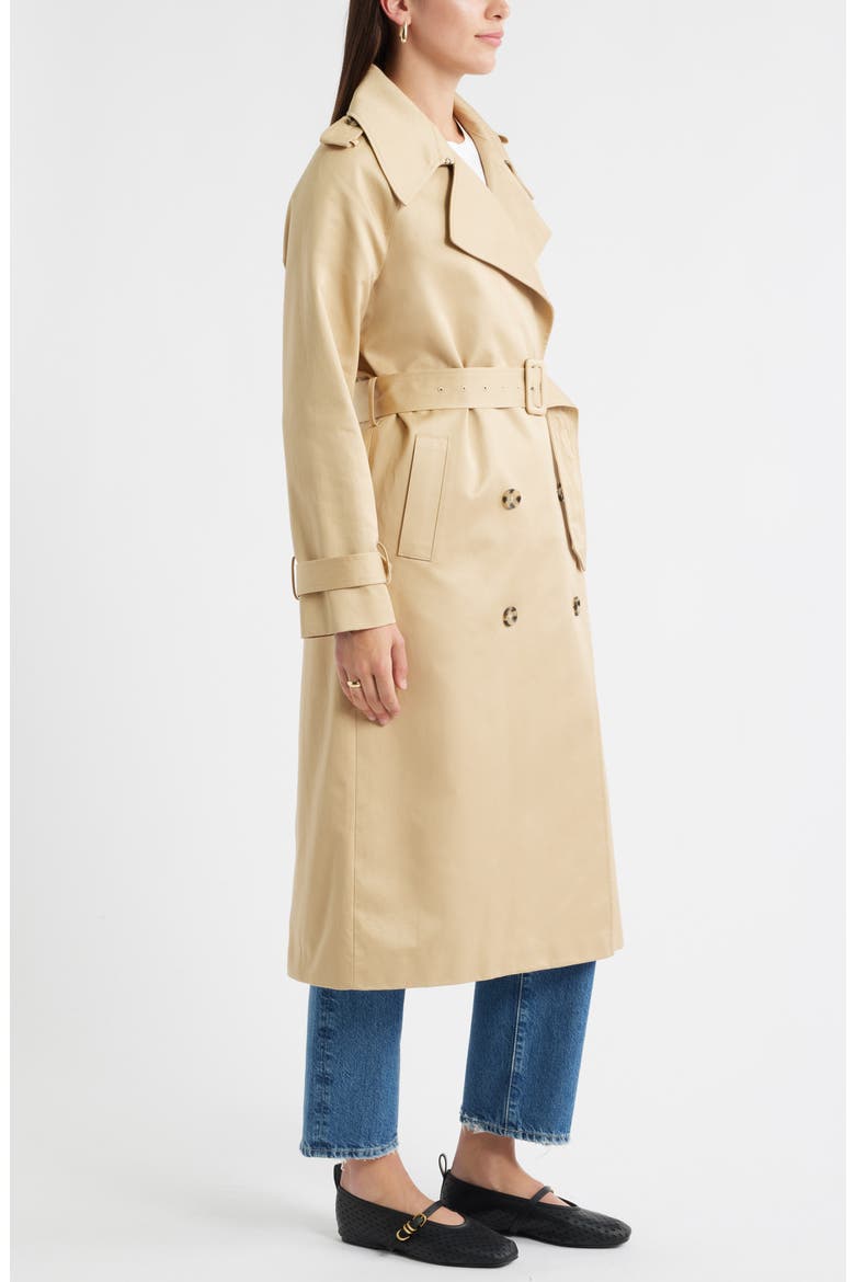 Cotton Trench Coat, Alternate, color, TAN SHORE