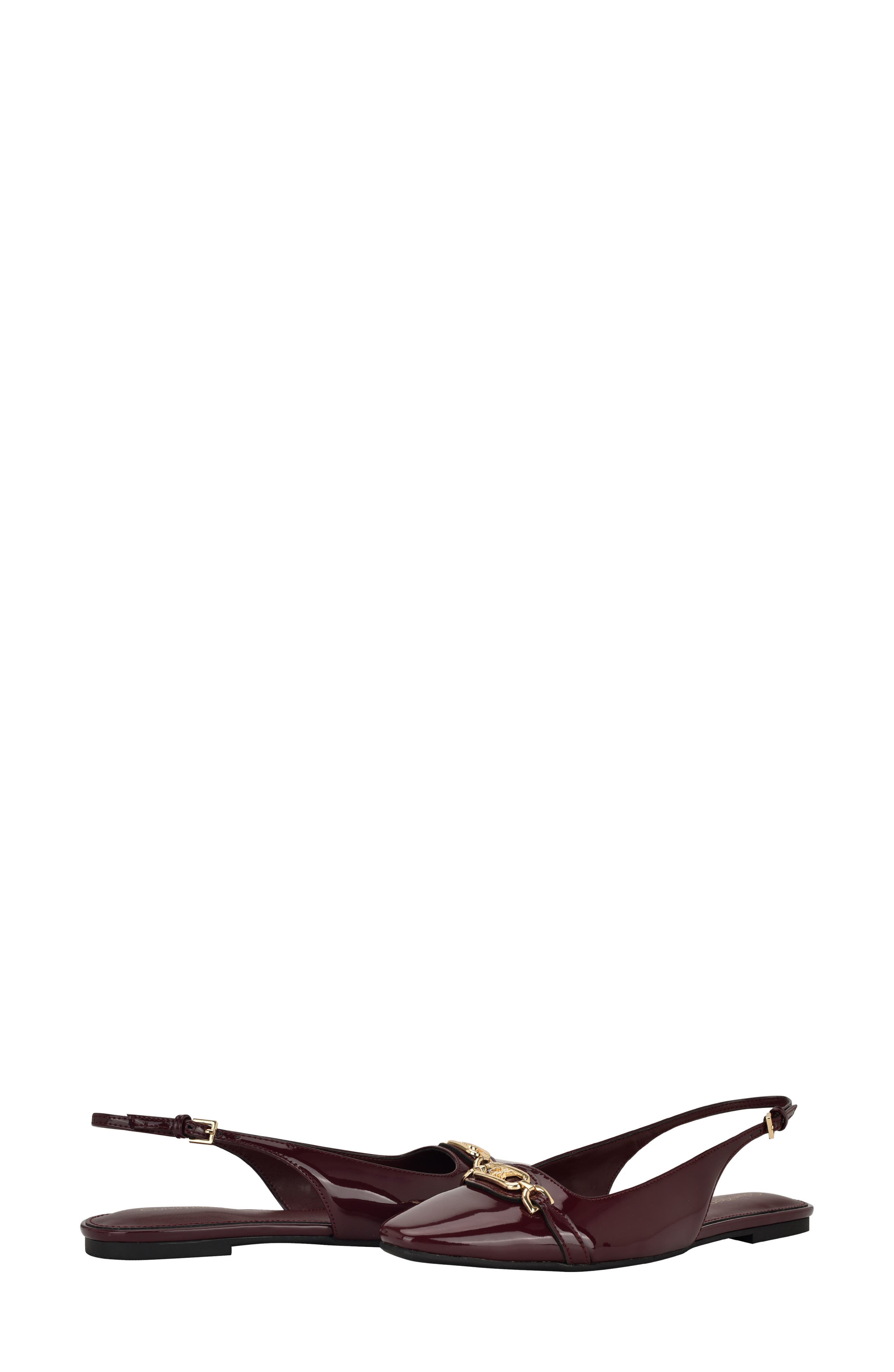 Flenea Slingback Flat, Alternate, color, RED