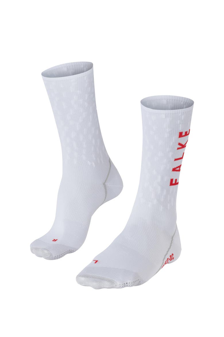 BC Impulse Cycling Socks, Main, color, White