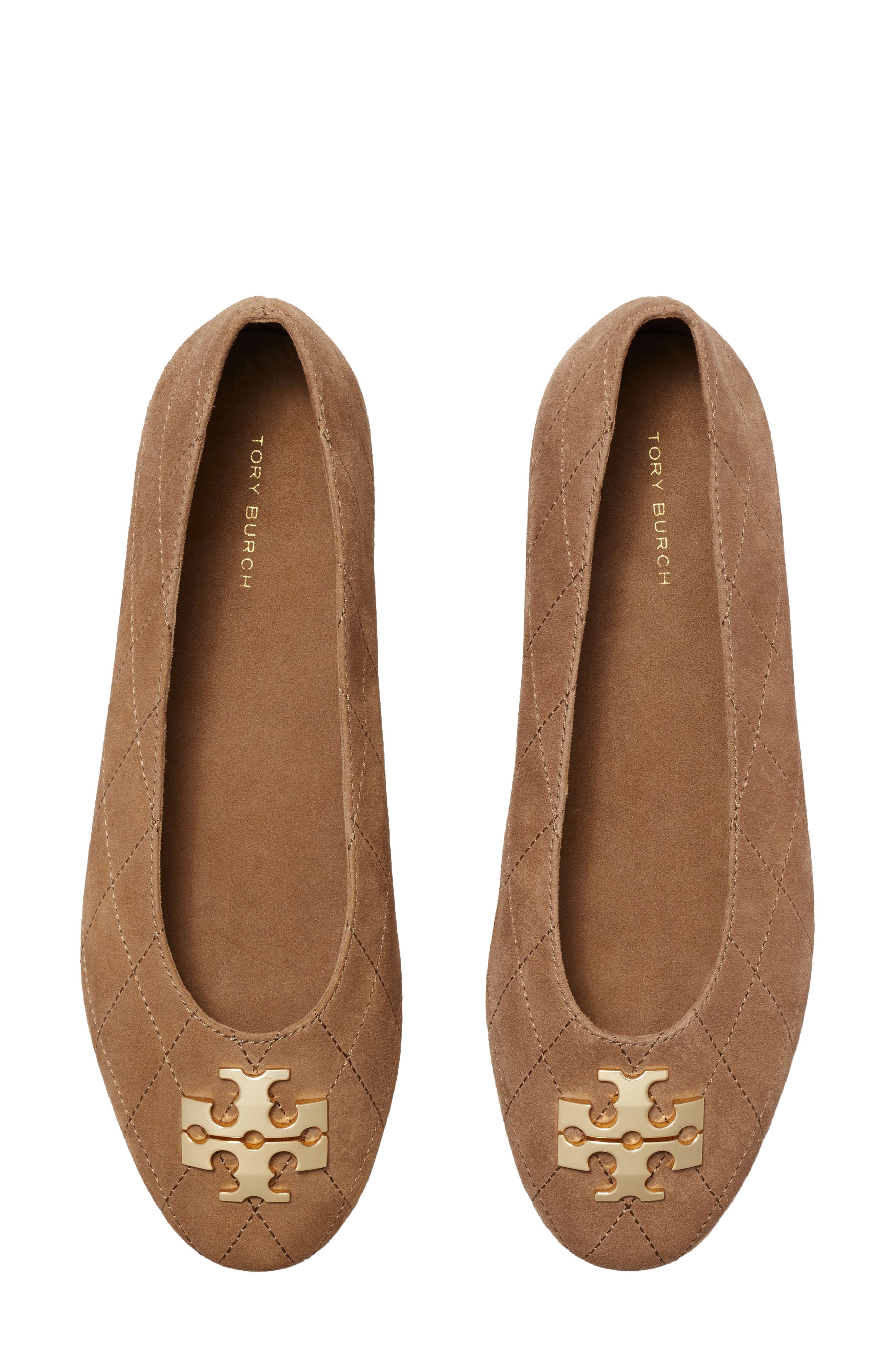 Charlie Quilted Ballet Flat, Alternate, color, PEANUT