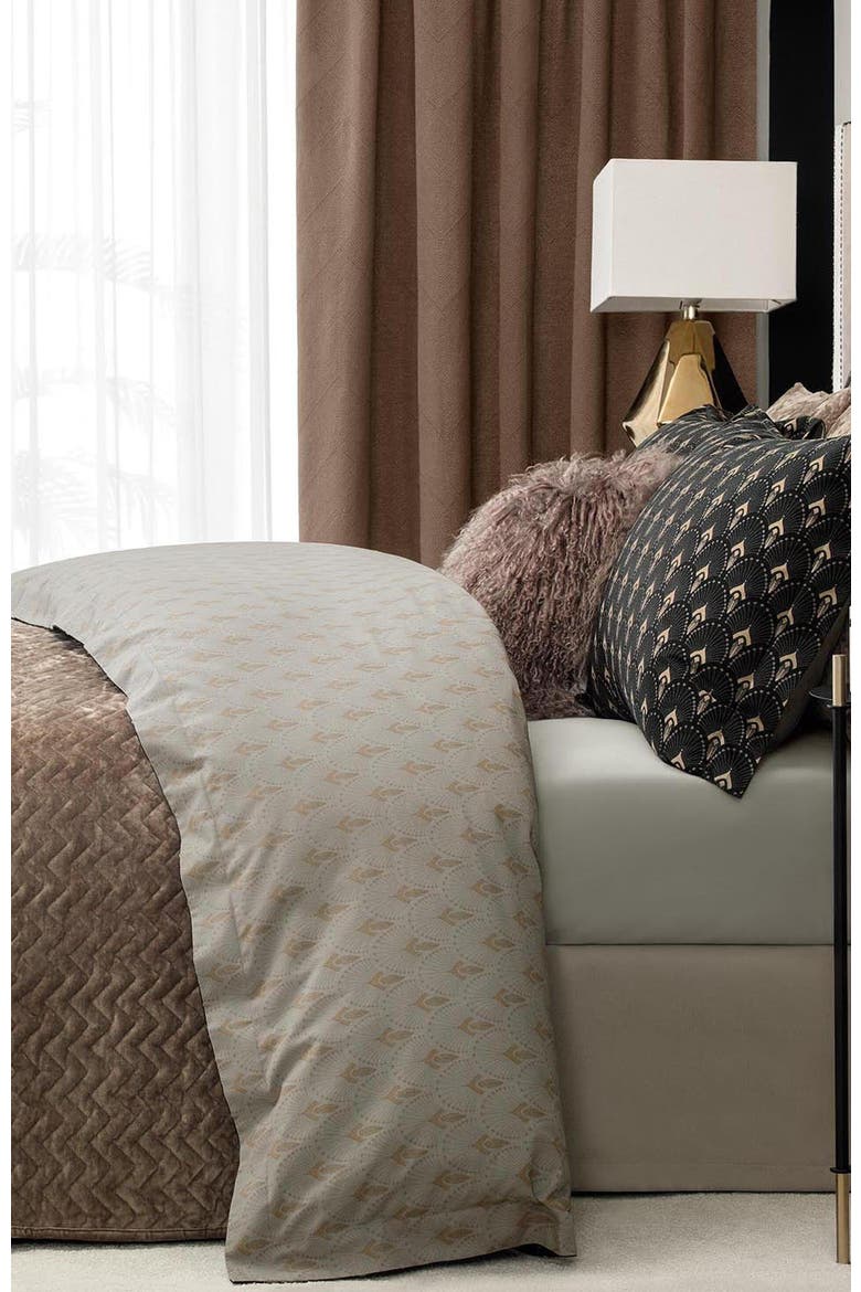 Ladnier Fitted Sheet, Alternate, color, Grey