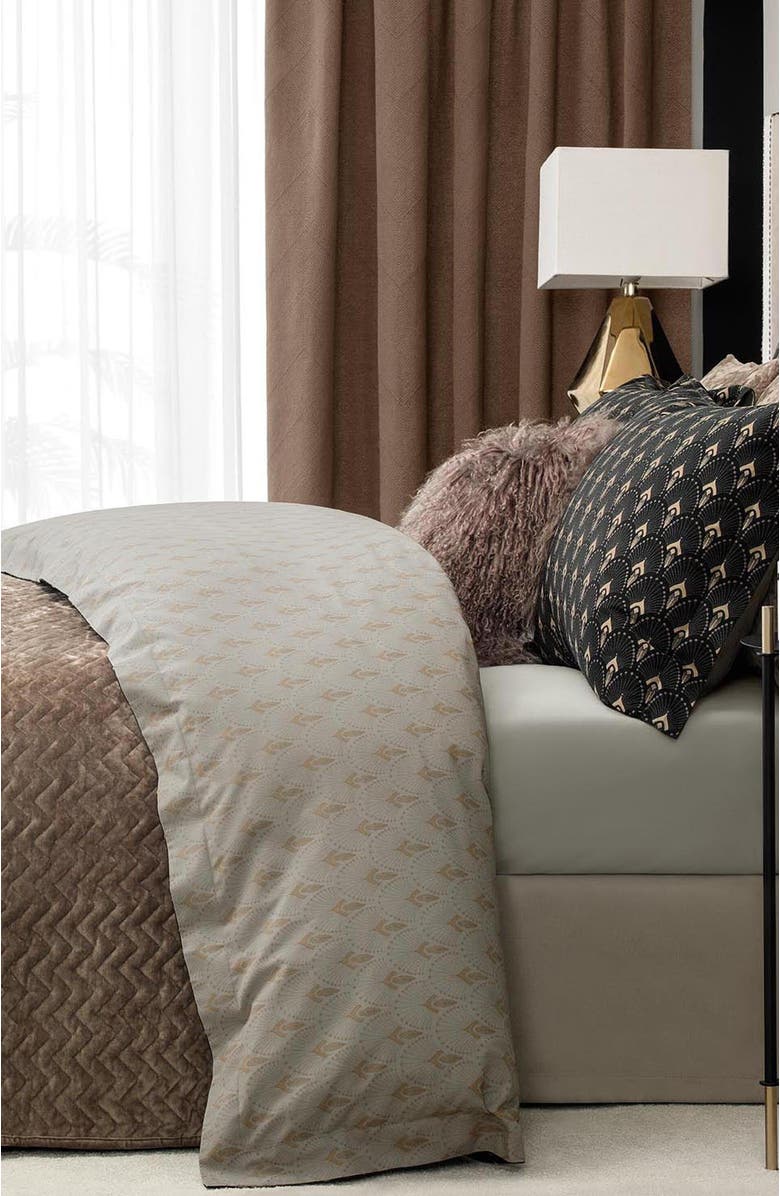 Togas Ladnier Fitted Sheet, Alternate, color, Grey