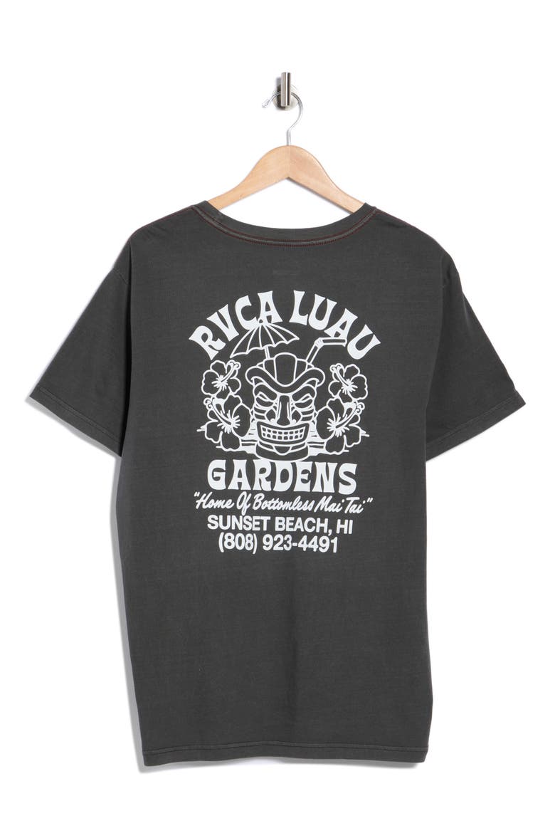 Micro Garden Graphic T-Shirt, Alternate, color, PIRATE BLACK