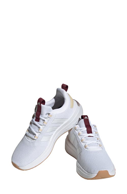 Adidas Originals Adidas Racer Tr23 Running Sneaker In White/white/bright Red
