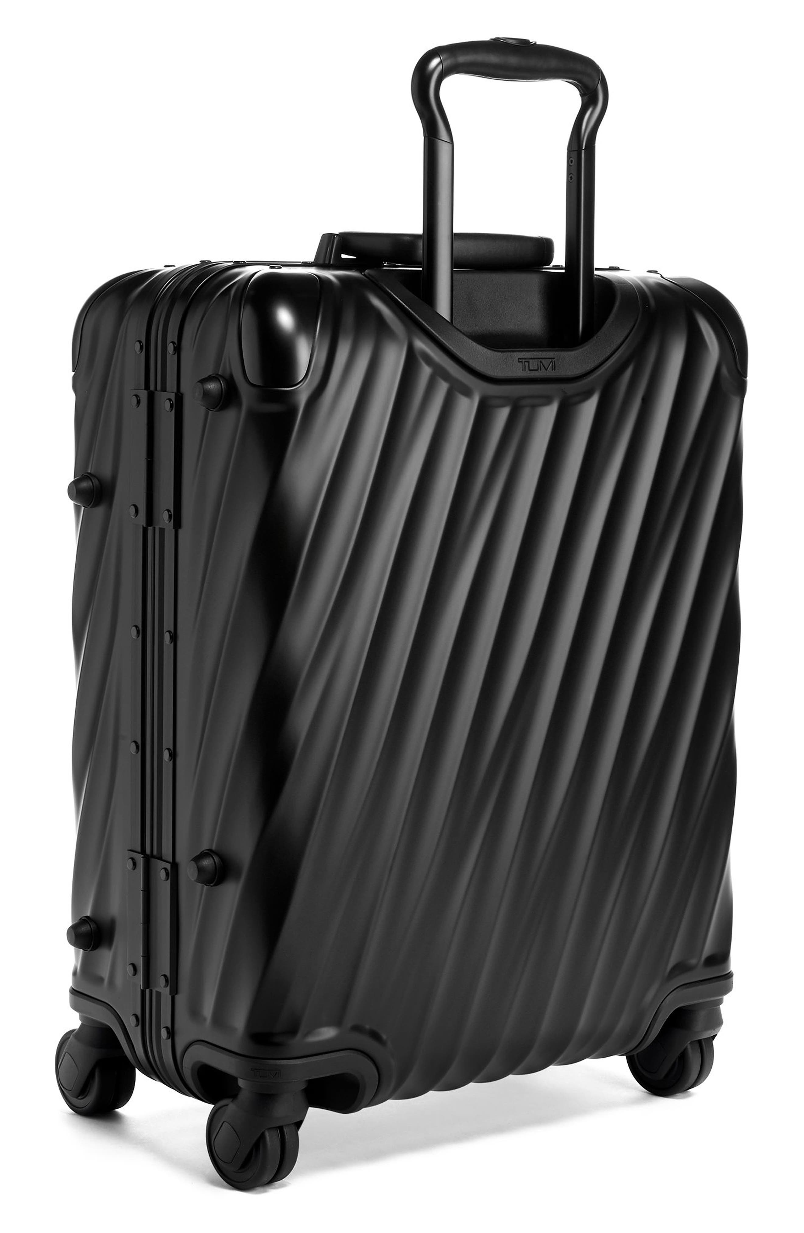 TUMI 19 Degree Aluminum 22-Inch Wheeled Carry-On Bag, Alternate, color, Matte Black