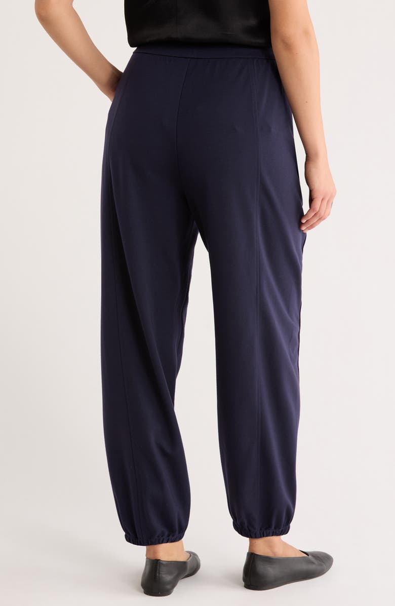 Eileen Fisher Lantern Ankle Ponte Joggers, Alternate, color, Ink