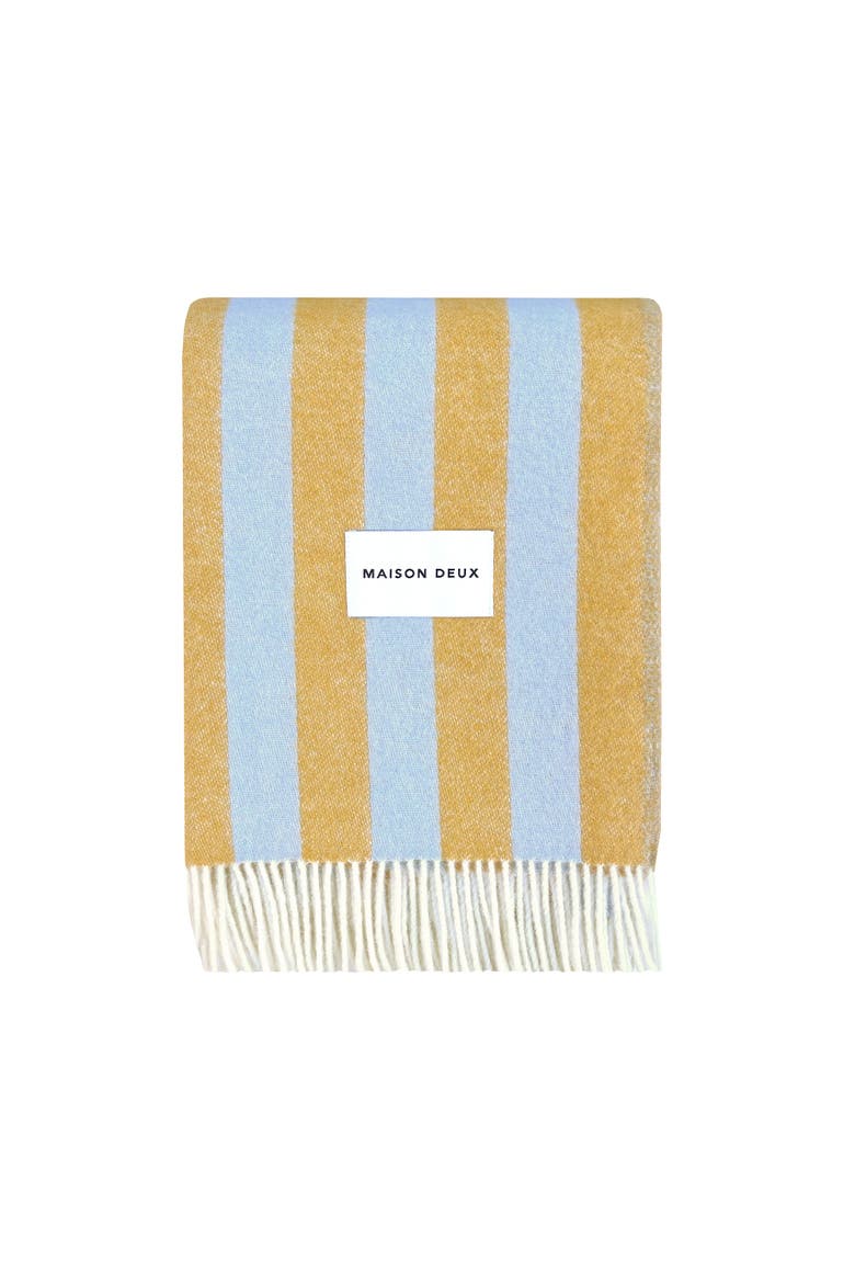 Candy Wrap Blanket, Main, color, Blue / Honey