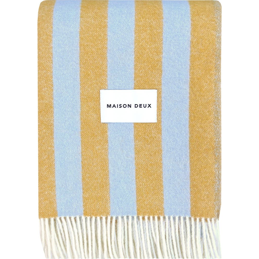 Maison Deux Candy Wrap Blanket In Multi