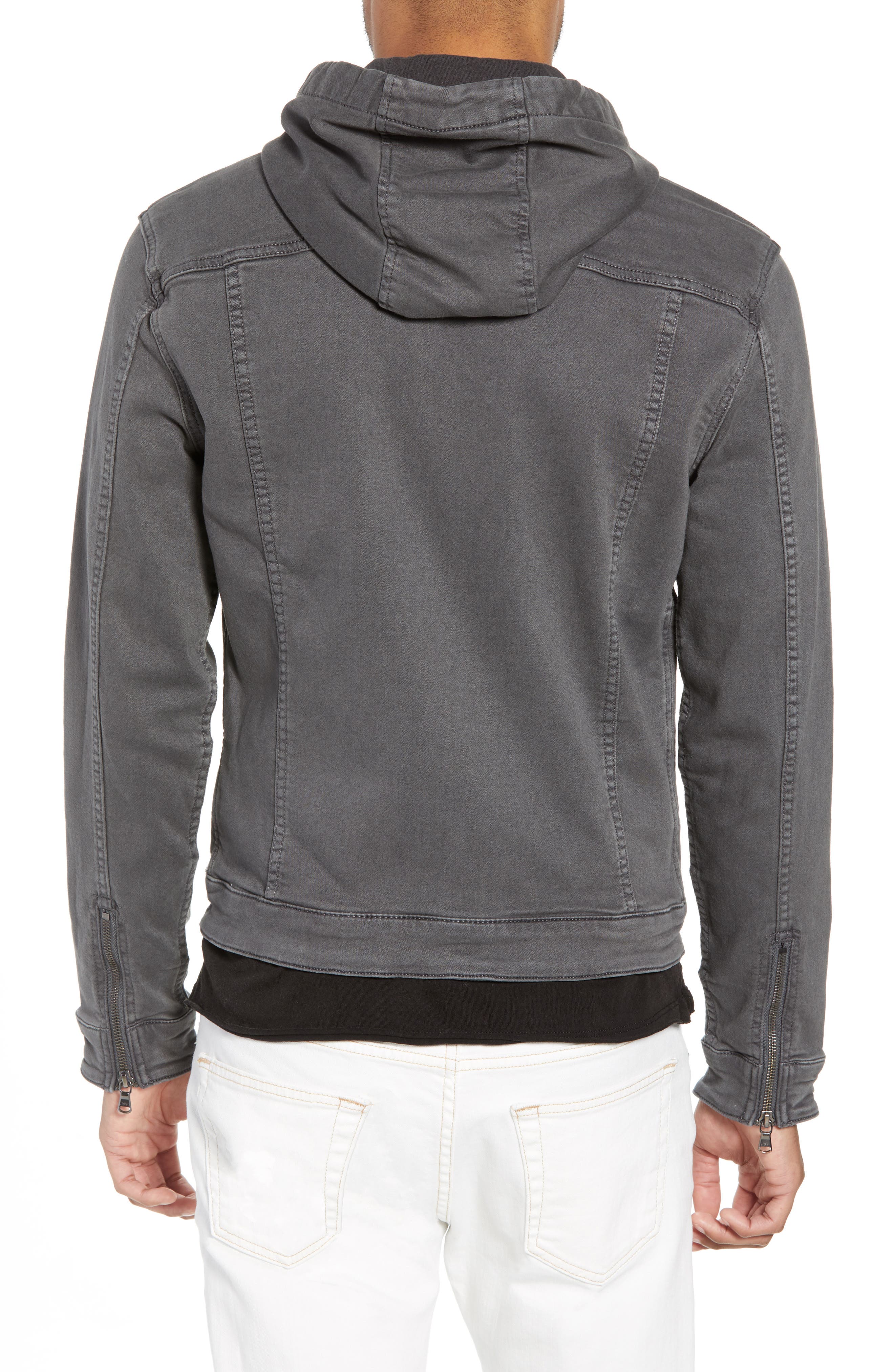 Hooded Denim Jacket - image 2