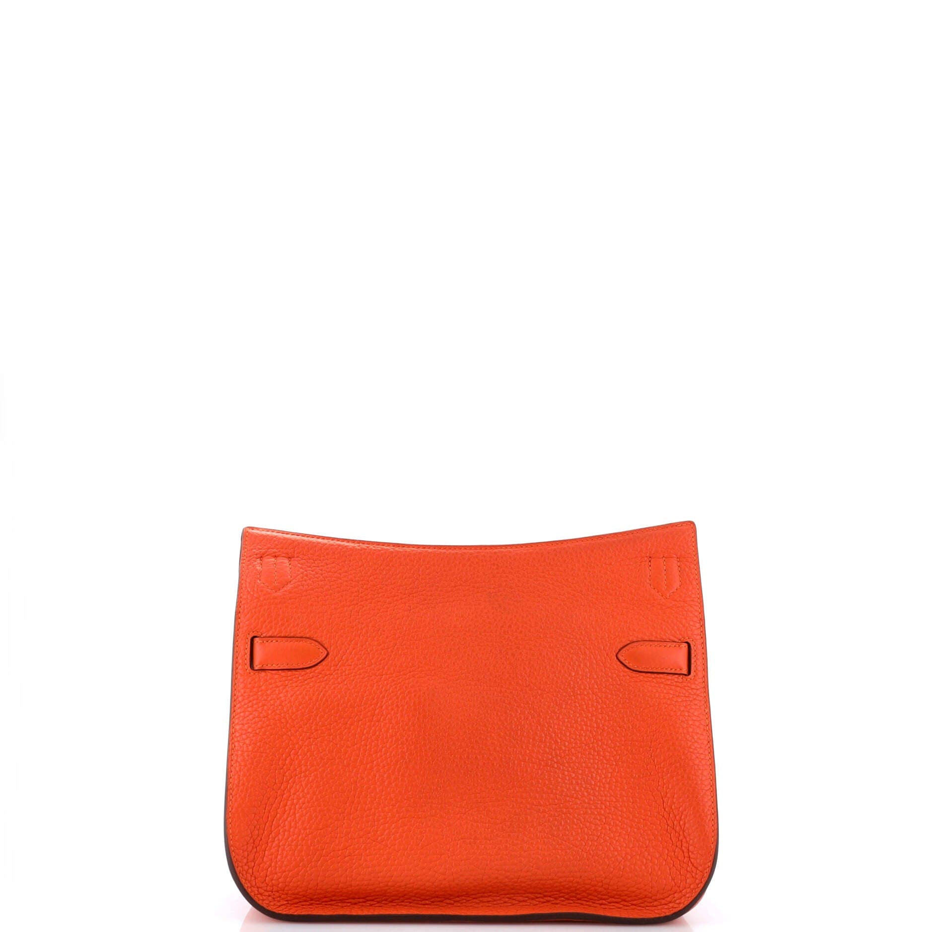 Pre-Owned Hermes Jypsiere Bag Clemence 28, Alternate, color, Feu